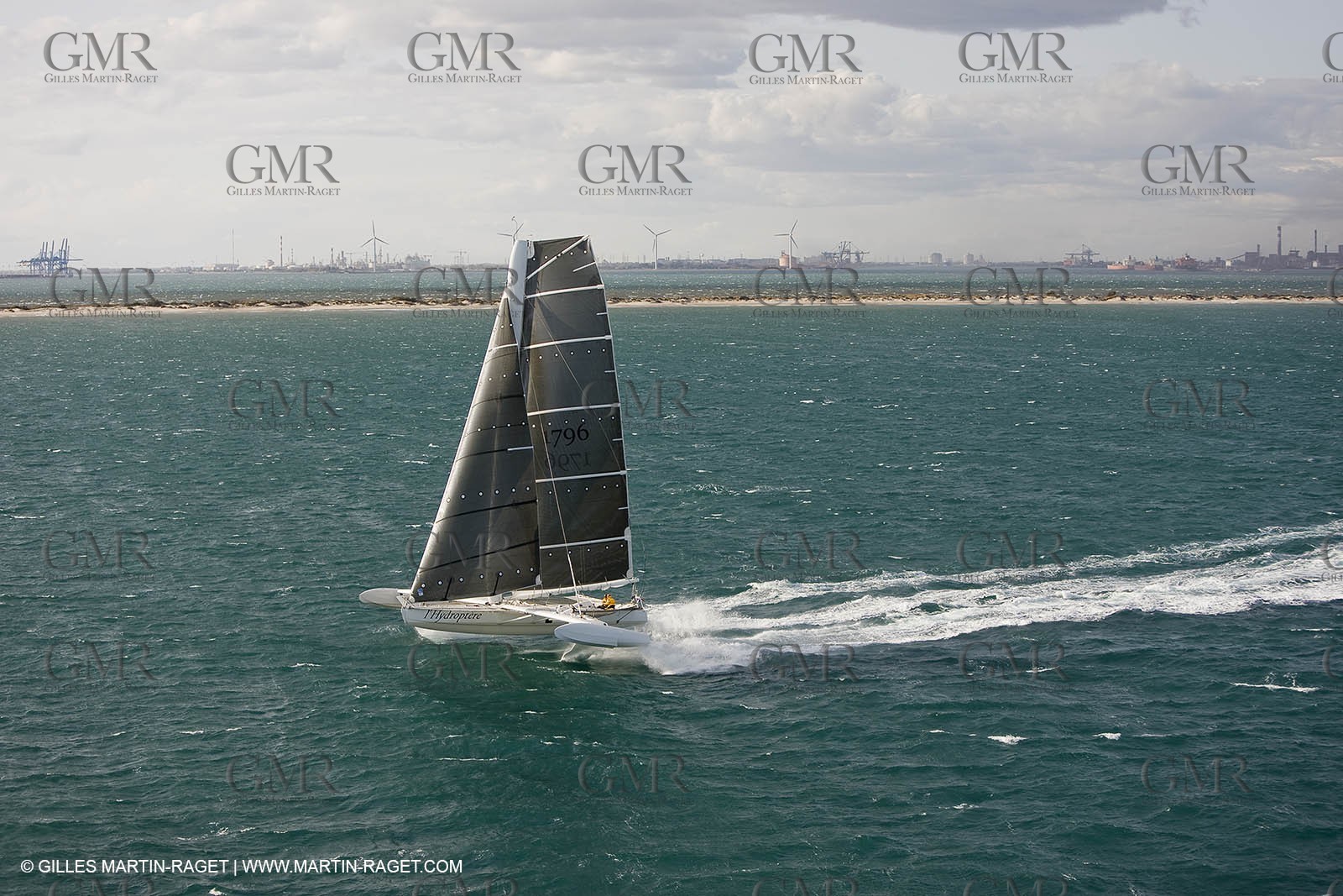 03 10 2008 - Fos   mer (FRA, 13) - L'Hydroptère - Speed record attempt
