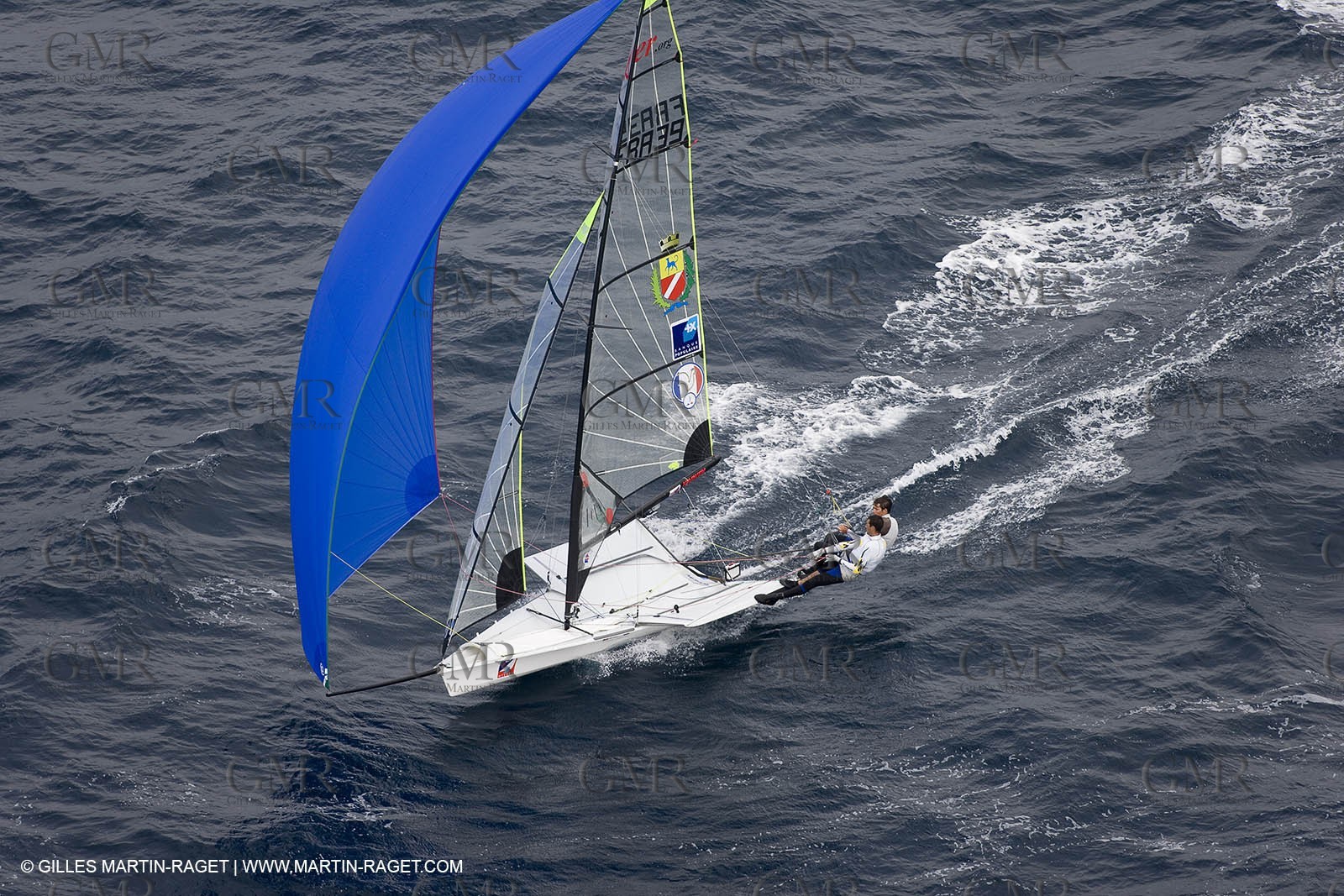 26 04 2007 - 2007 Semaine Olympique Française - Hyères (South of France) - Day 5 - Team France - 49er - LAGRAVIERE-CHRISTIDIS