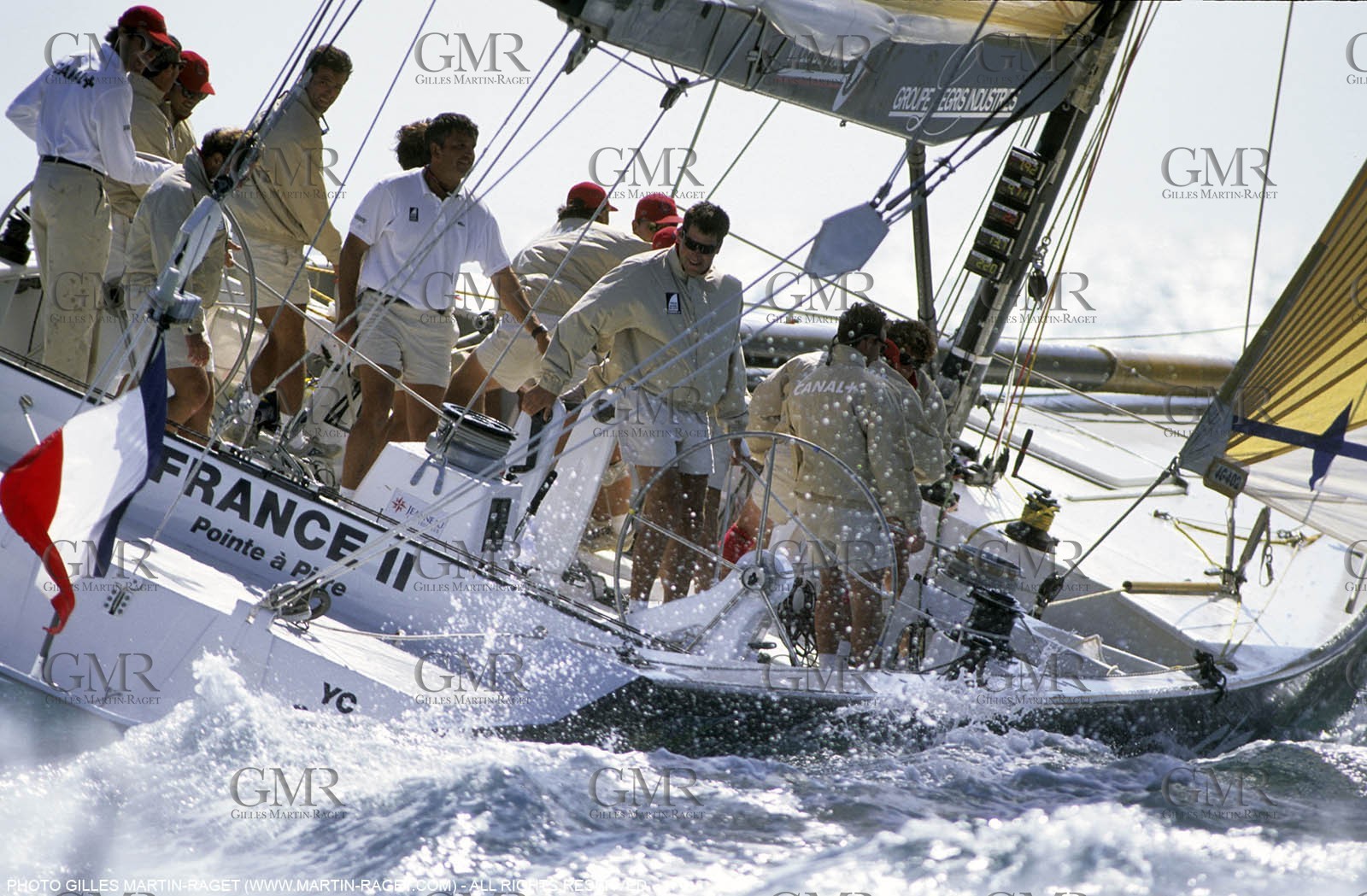 America's cup - San Diego  1995 - Défi français - France 2