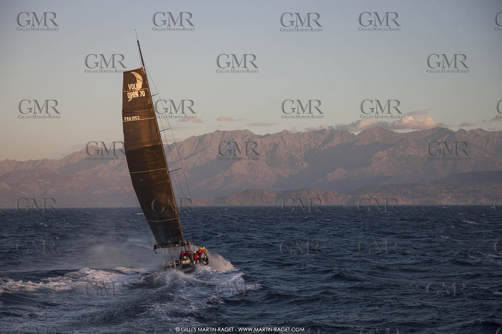 09 10 2017, Calvi (FRA,20), VOR 70 Babsy, Tentative de record autour de la Corse à la voile, skipper Franck Cammas