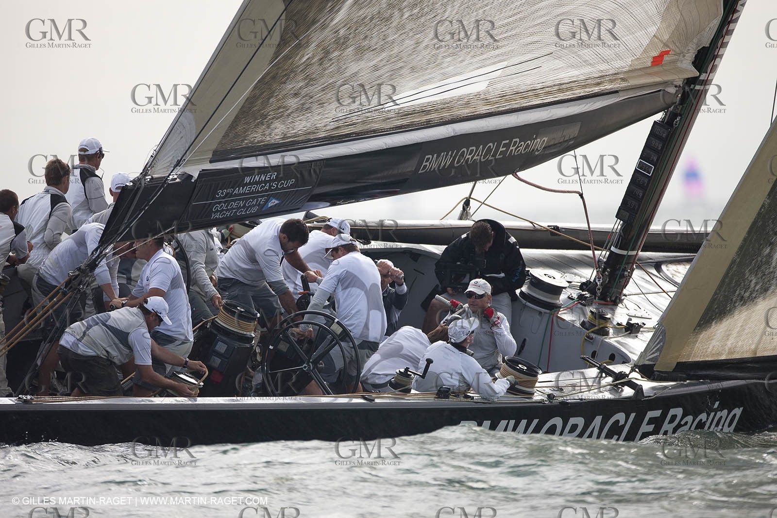 02 08 2010 - Cowes (UK, IOW) - The 1851 Cup -  BMW ORACLE Racing - Training Day.