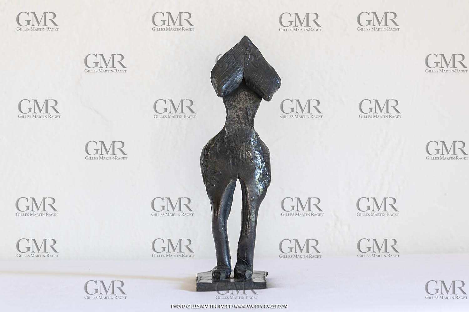 12 07 2020, St Rémy de Provence (FRA, 13) Oeuvre Germaine Richier, Femme Sein, 1955, EA