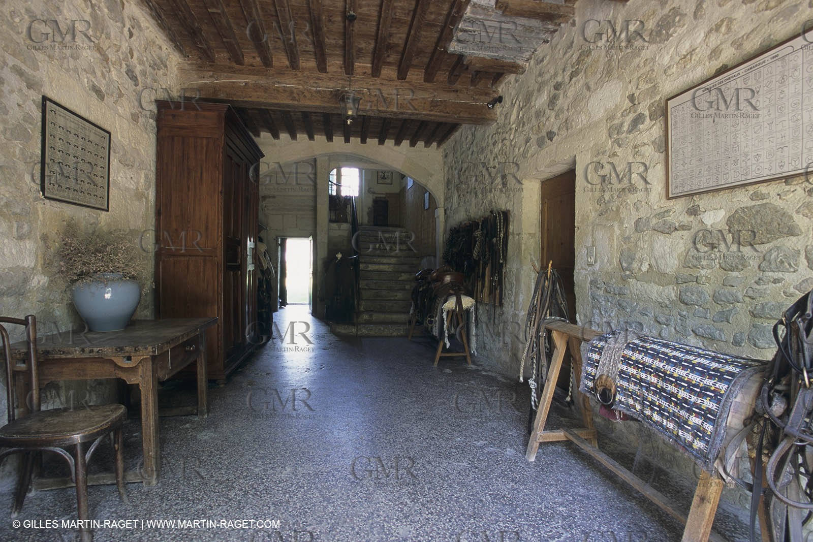 France, Provence, Camargue, Mas traditionnel de Camargue