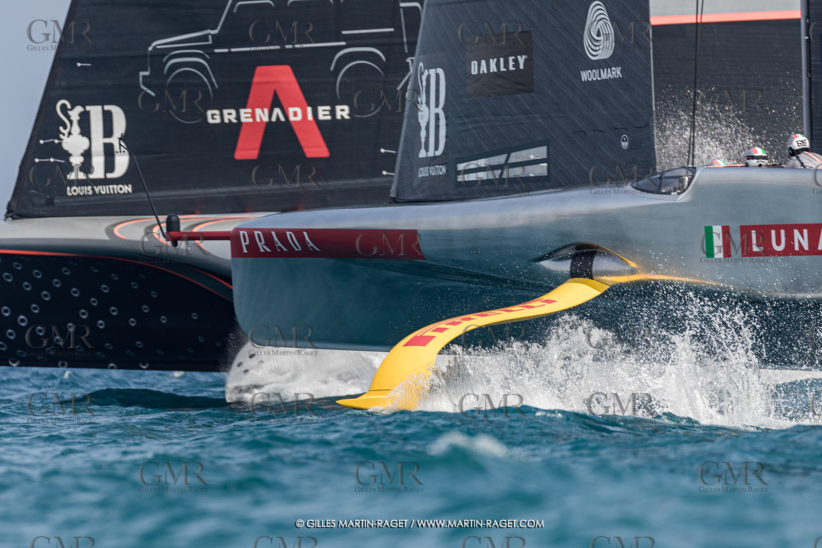 24 08 2024, Barcelona (ESP), Louis Vuitton 37th America's Cup, Louis Vuitton Prelilinary Regatta, Race Day 3