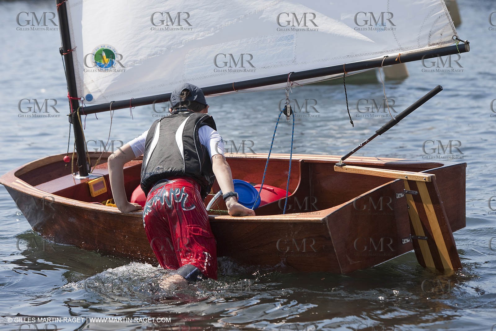 24 05 2010 - Hyères (FRA,83) - wooden optimist