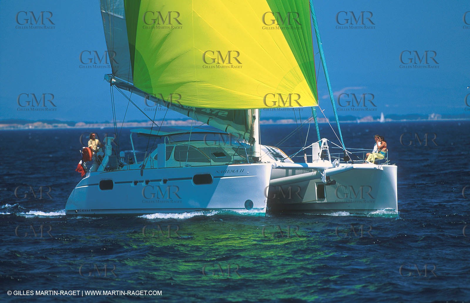 Cruising multihull sailing