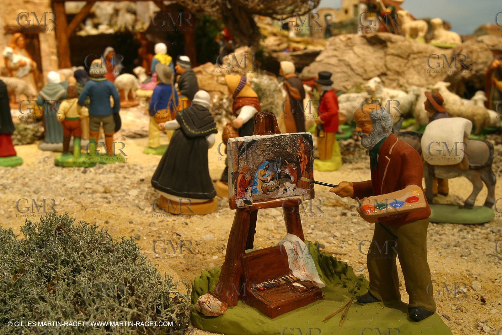 Great crib from les Saintes Maries de la mer (FRA, 13) for Christmas, December 2010