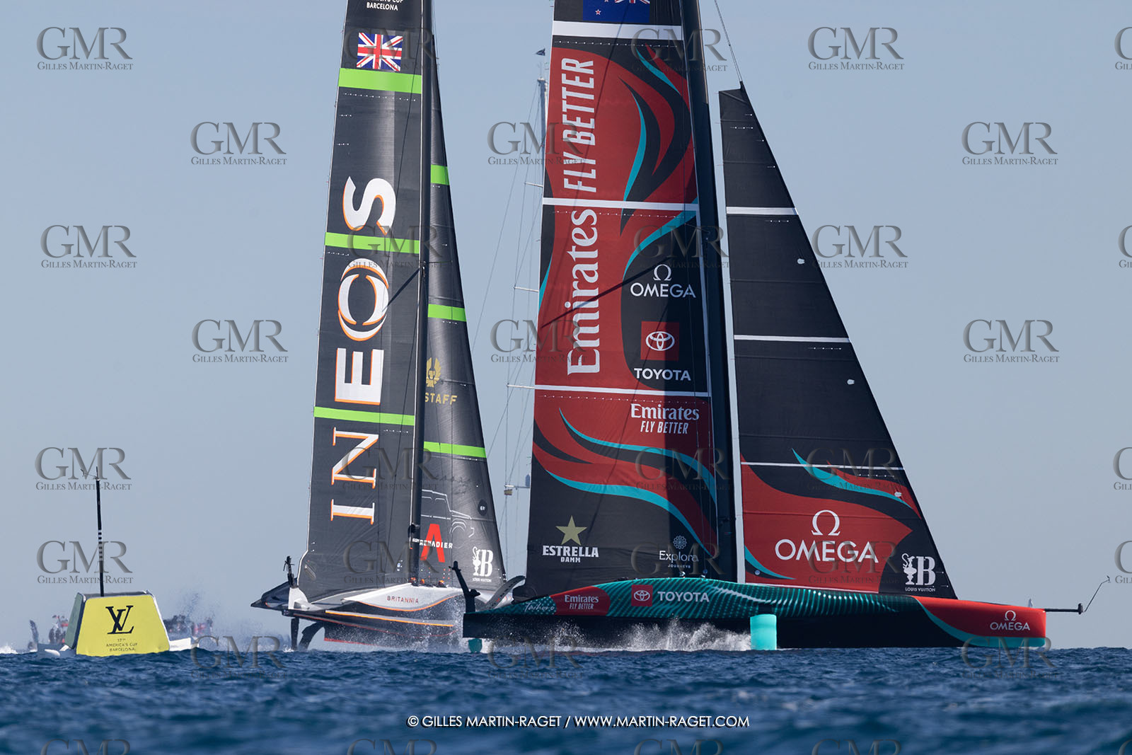 19 10 2024, Barcelona (ESP), Louis Vuitton 37th America's Cup, Final Match, Race Day 6