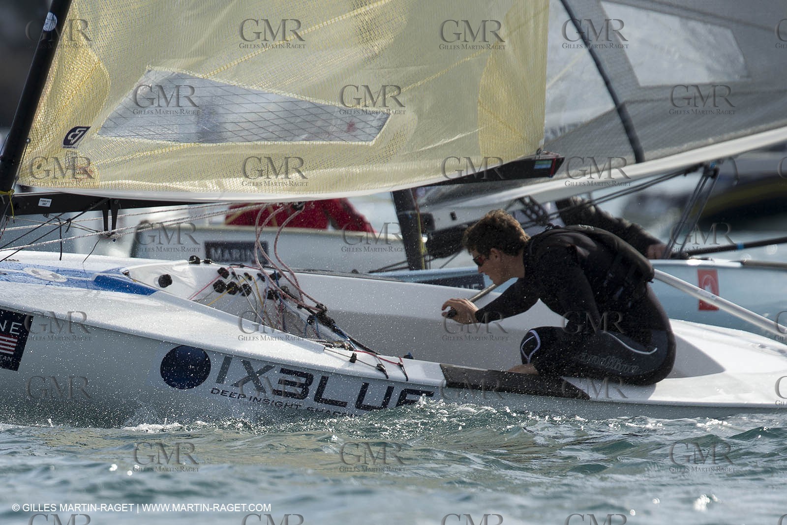 14 02 2014,  Cannes (FRA,06), FINN Cannes International Sailing week - Johnatan Lobert (FRA)