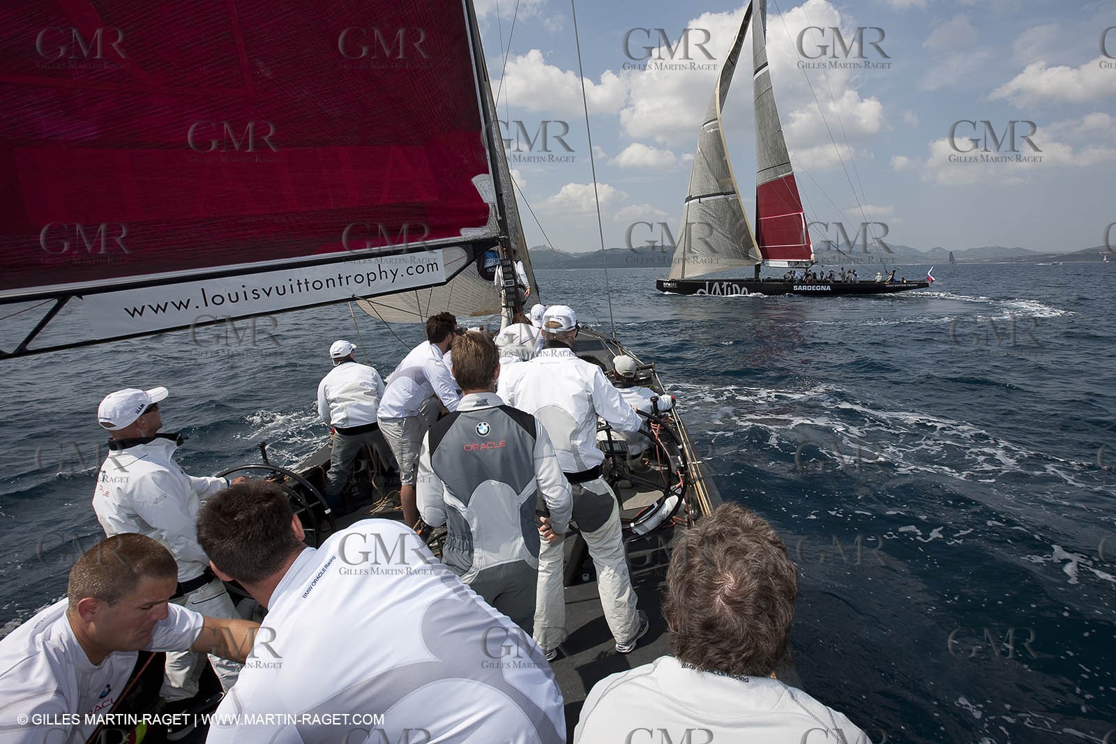 19 05 2010 - La Maddalena (ITA, Sardinia) Louis Vuitton Trophy - BMW ORACLE Racing - Training