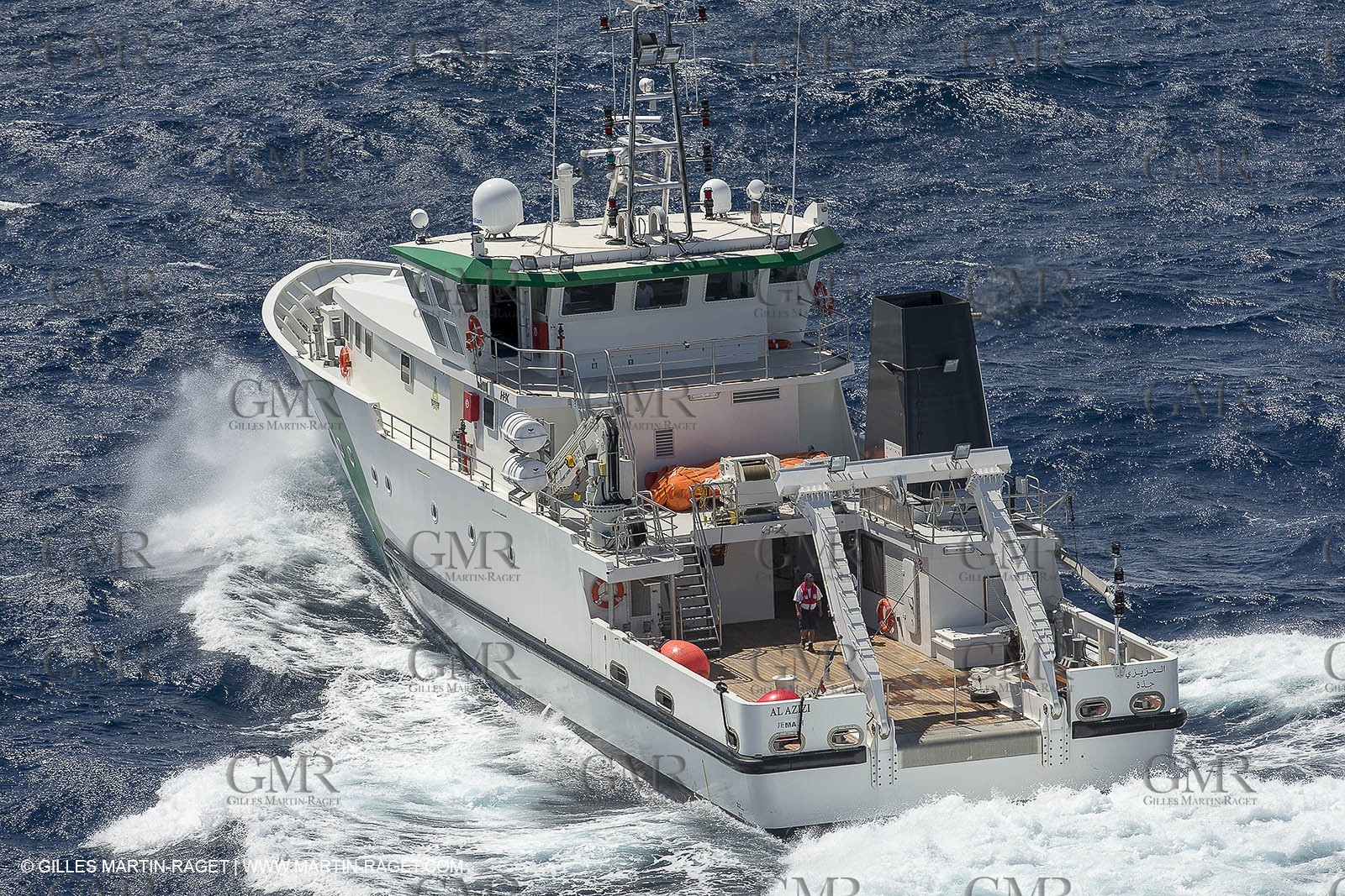 Al Azizi -  H2X boatyard - Oceanographjic research ship - Sea trials off La Ciotat (FRA,13) - 29 07 2014