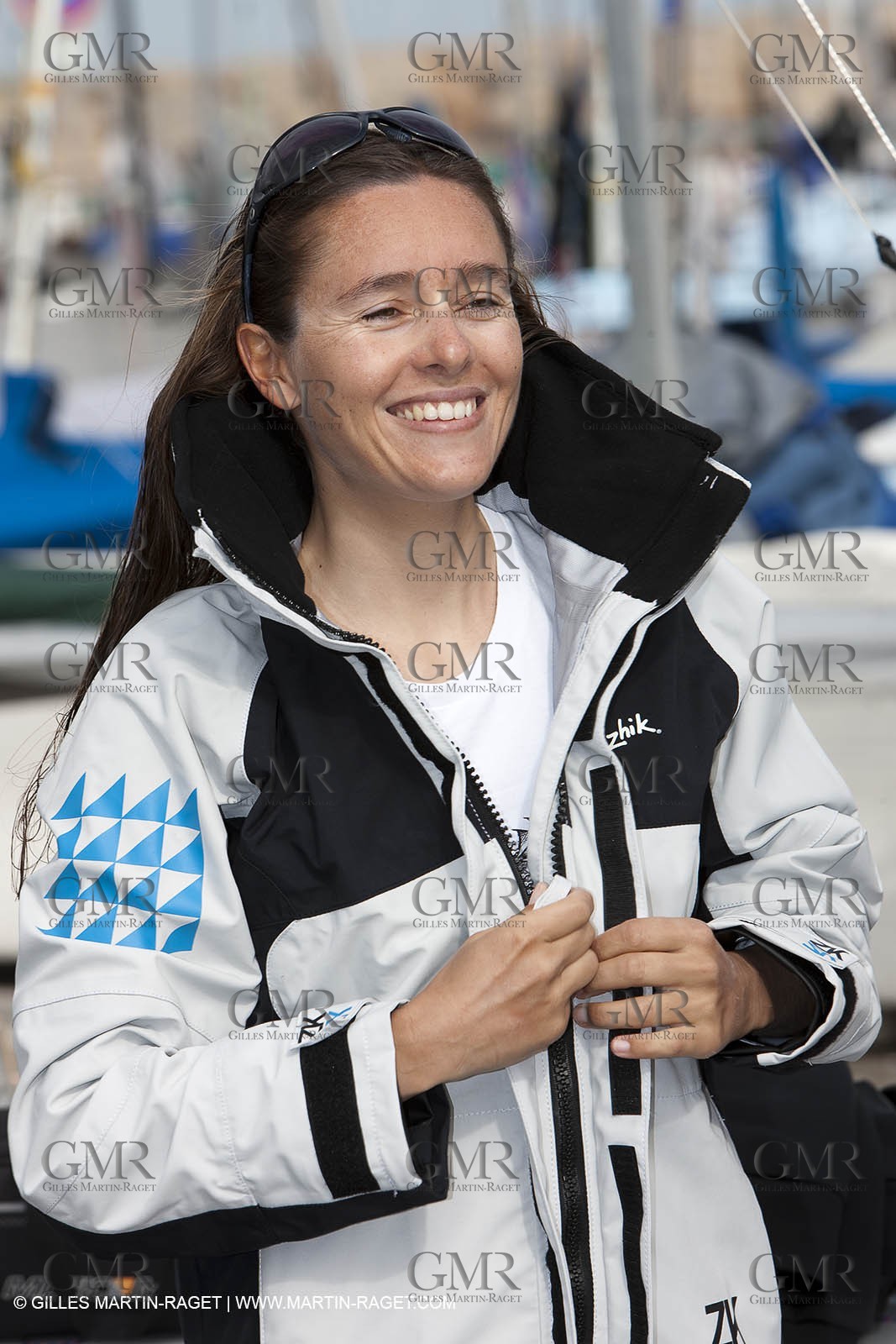 20 04 2010 - Hyères (FRA,83) - SOF 2010 - ZHIK Team - 470 fem -  Ingrid Petitjean - Nadège Douroux