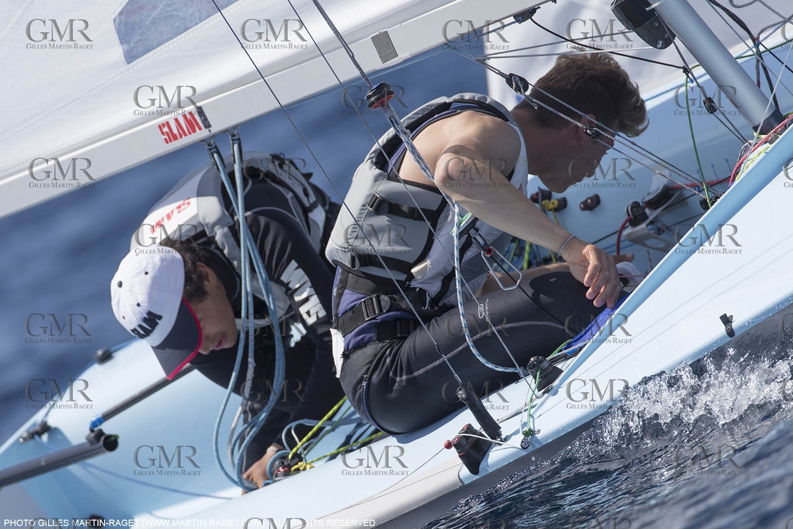 10 04 2015, Marseille (FRA), Yachting Club de la Pointe Rouge - Coupe Internationale de Printemps des 470, Day 3