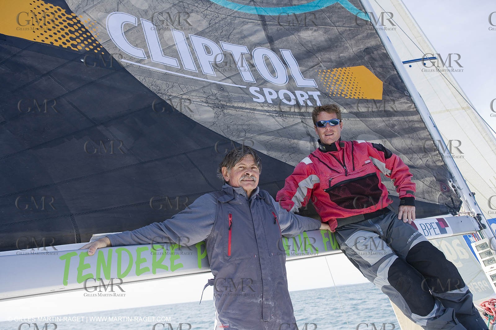 27 03 08- La Grande Motte- (FRA,34) Transat AG2R 2008- Jean-Paul Mouren- Laurent Pellecuer