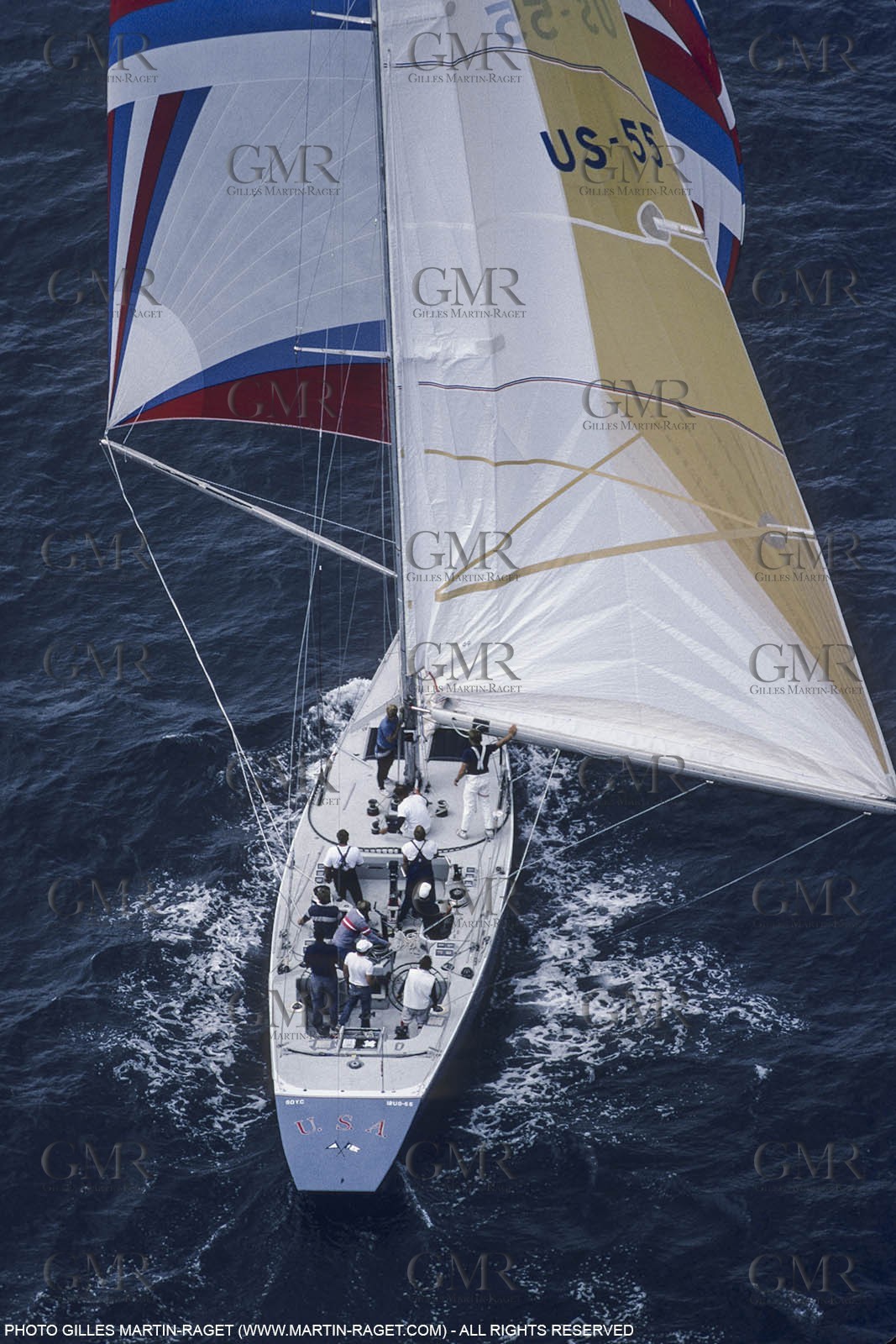 Sailing, Yacht Racing, 26th America's Cup Fremantle 1987, Stars and Stripes
