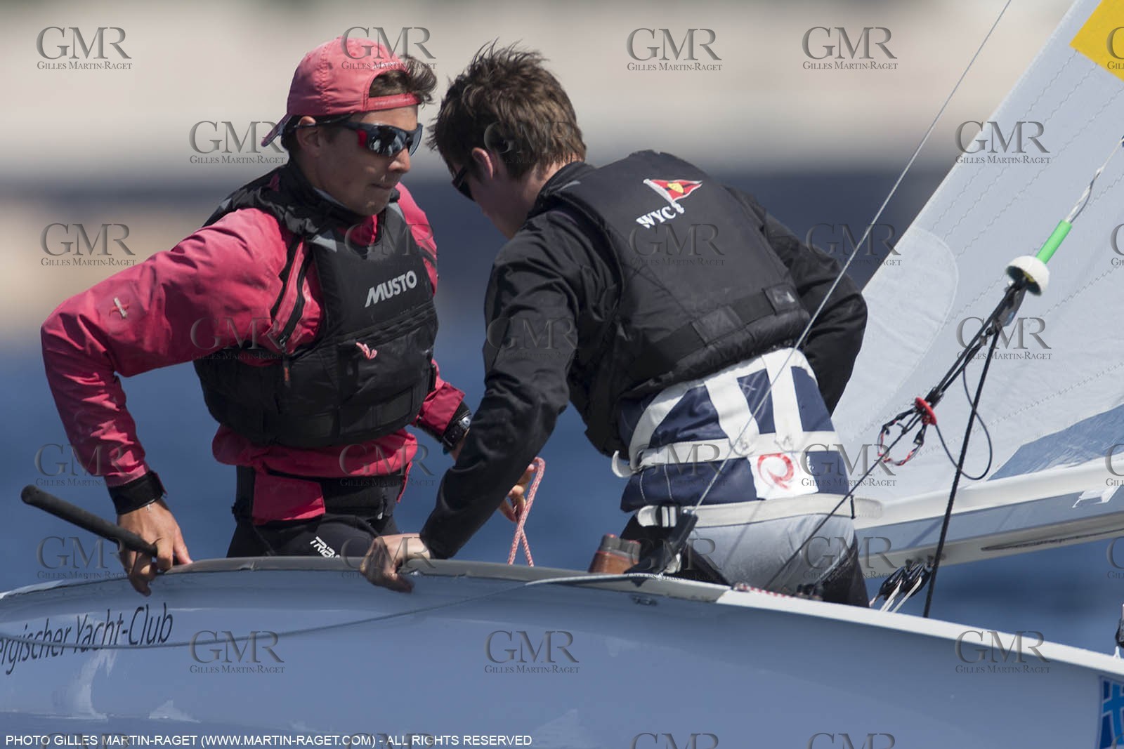 10 04 2015, Marseille (FRA), Yachting Club de la Pointe Rouge - Coupe Internationale de Printemps des 470, Day 3