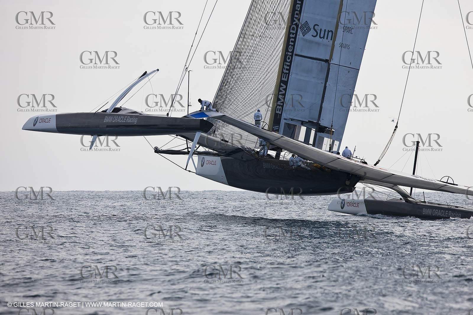 14 02 2010 - Valencia (ESP) - 33rd America's Cup - BMW ORACLE Racing - Race 2