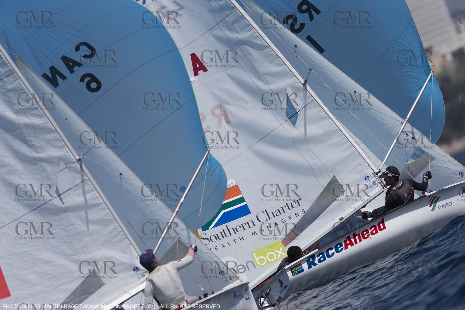 10 04 2015, Marseille (FRA), Yachting Club de la Pointe Rouge - Coupe Internationale de Printemps des 470, Day 3