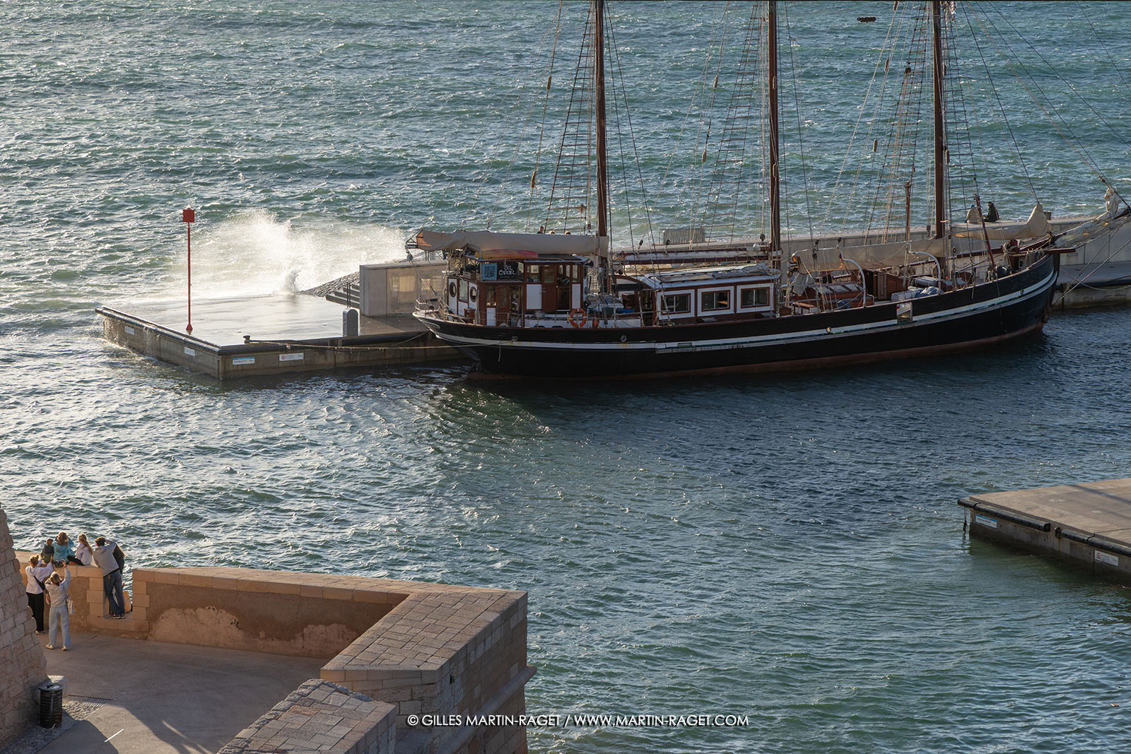 23 10 2025, Marseille (FRA), MED25 - Armada pour la Paix - Le Bel Espoir ammaré au Mucem