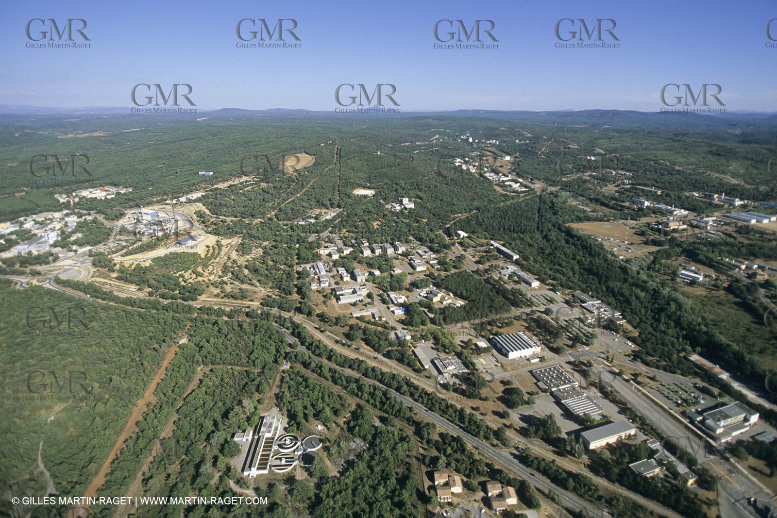 France, Provence, Val de Durance, site de Cadarache