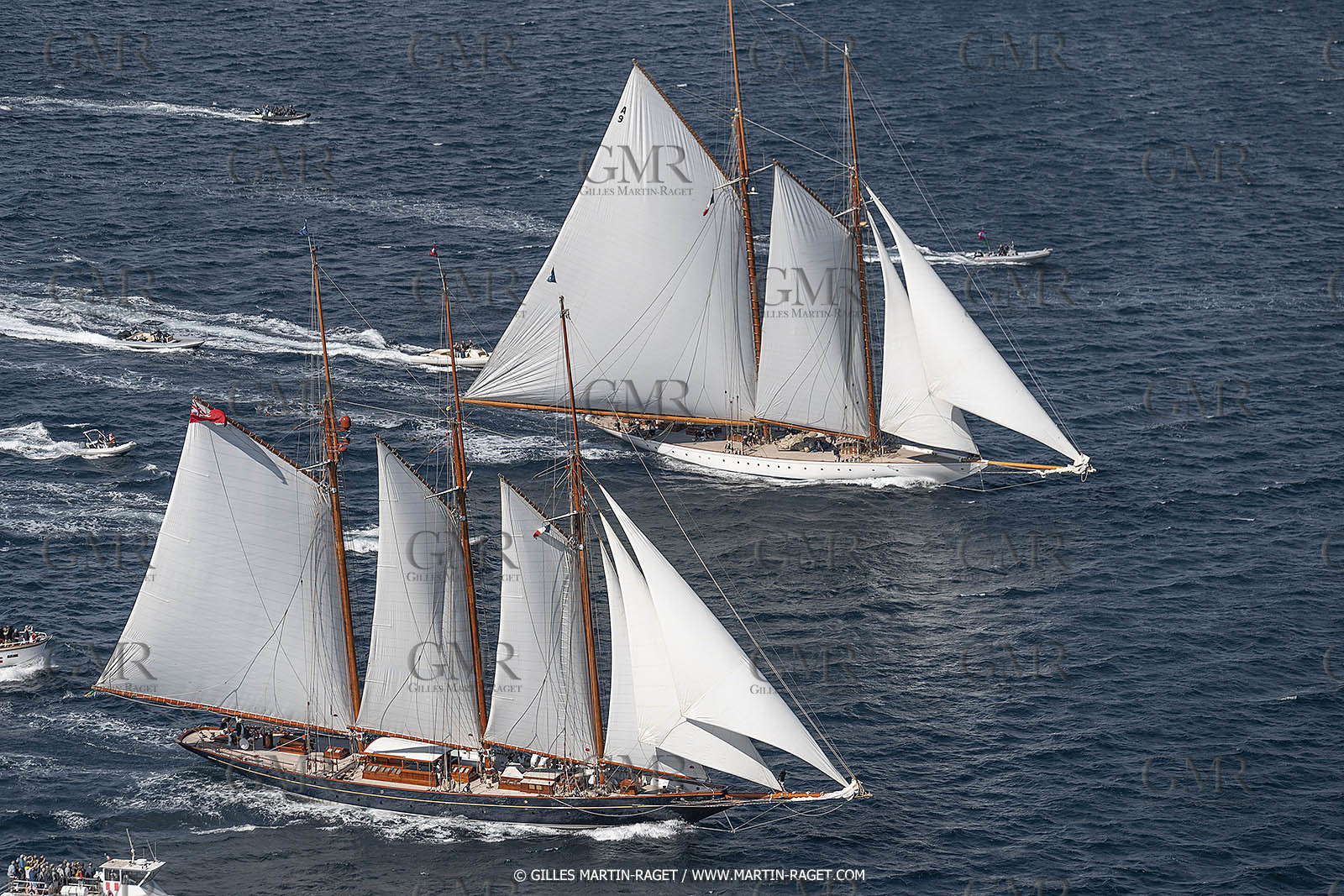 28 09 2022? Saint-Tropez,(FRA,83), Les Voiles de Saint-Tropez 2022 Régate N° 2 poup les modernes, navigation libre pour les grandes goélettes