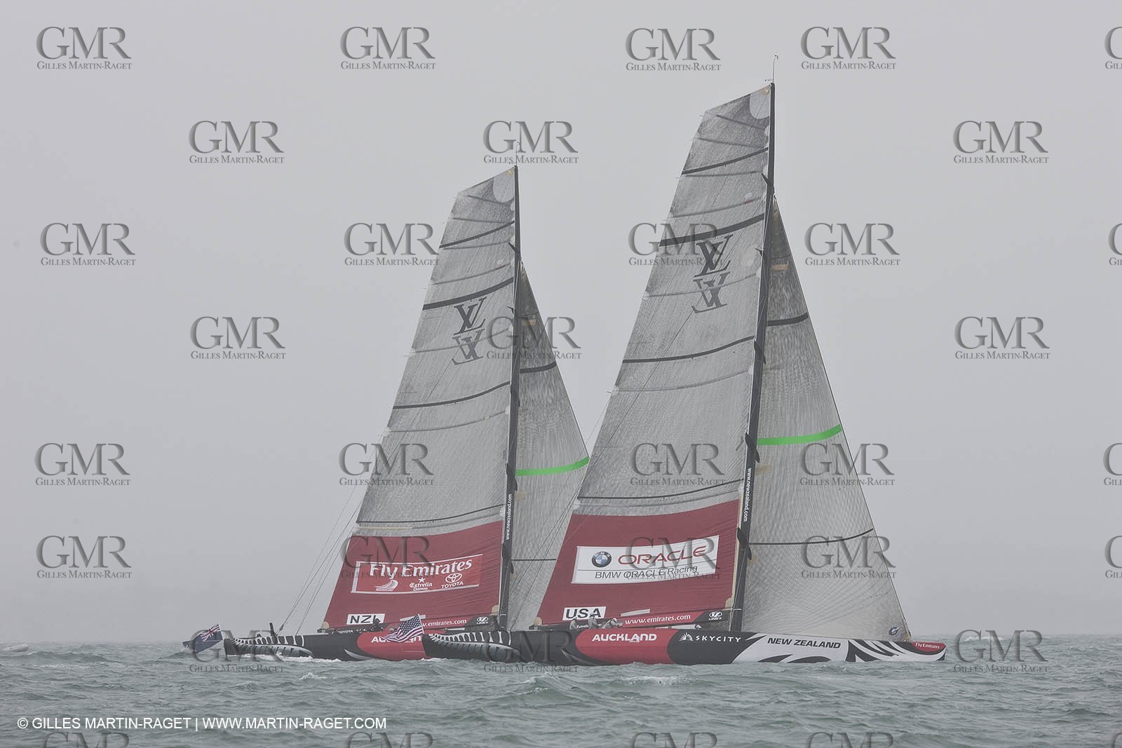 09 02 2009 - Auckland (NZL) -  Louis Vuitton Pacific Series -  Racing Day 9 - Round Robin 2