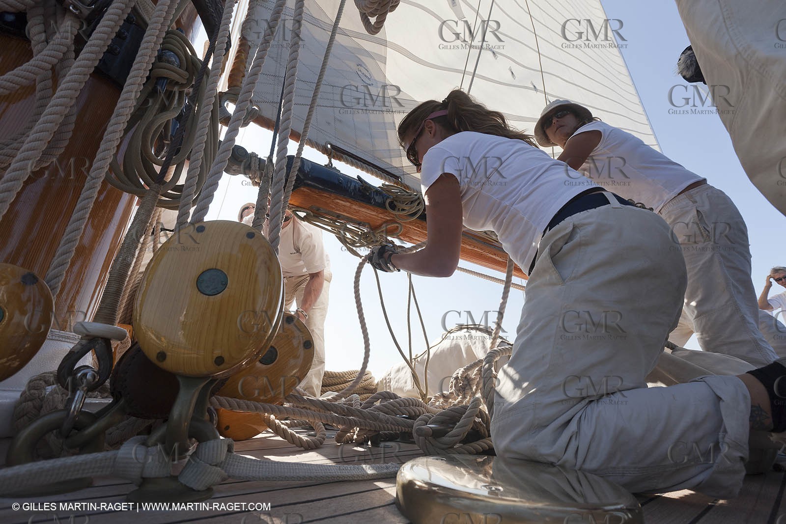 01 10 2011 - Saint Tropez (FRA,13) - Voiles de Saint Tropez 2011 - Classic Yachts - Day 5 - Onboard Mariquita