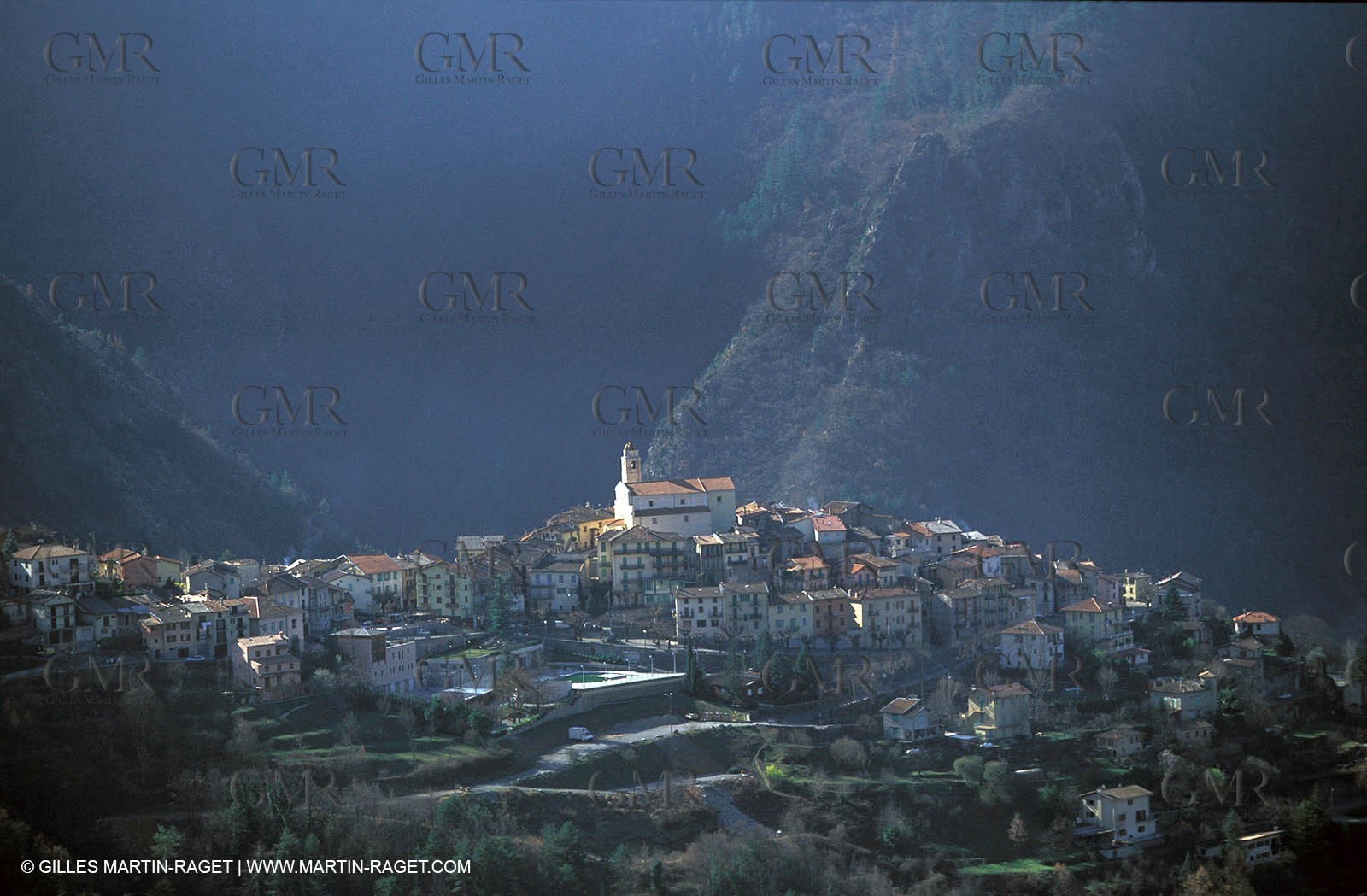 France, Provence, Village perchés des Alpes Maritimes, La Bollène-Vésubie