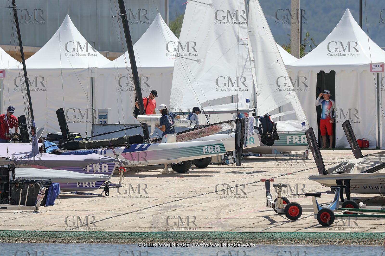 23 07 2024, Marseille (FRA), Paris 2024 Olympic Games, Sailing, Free trainings