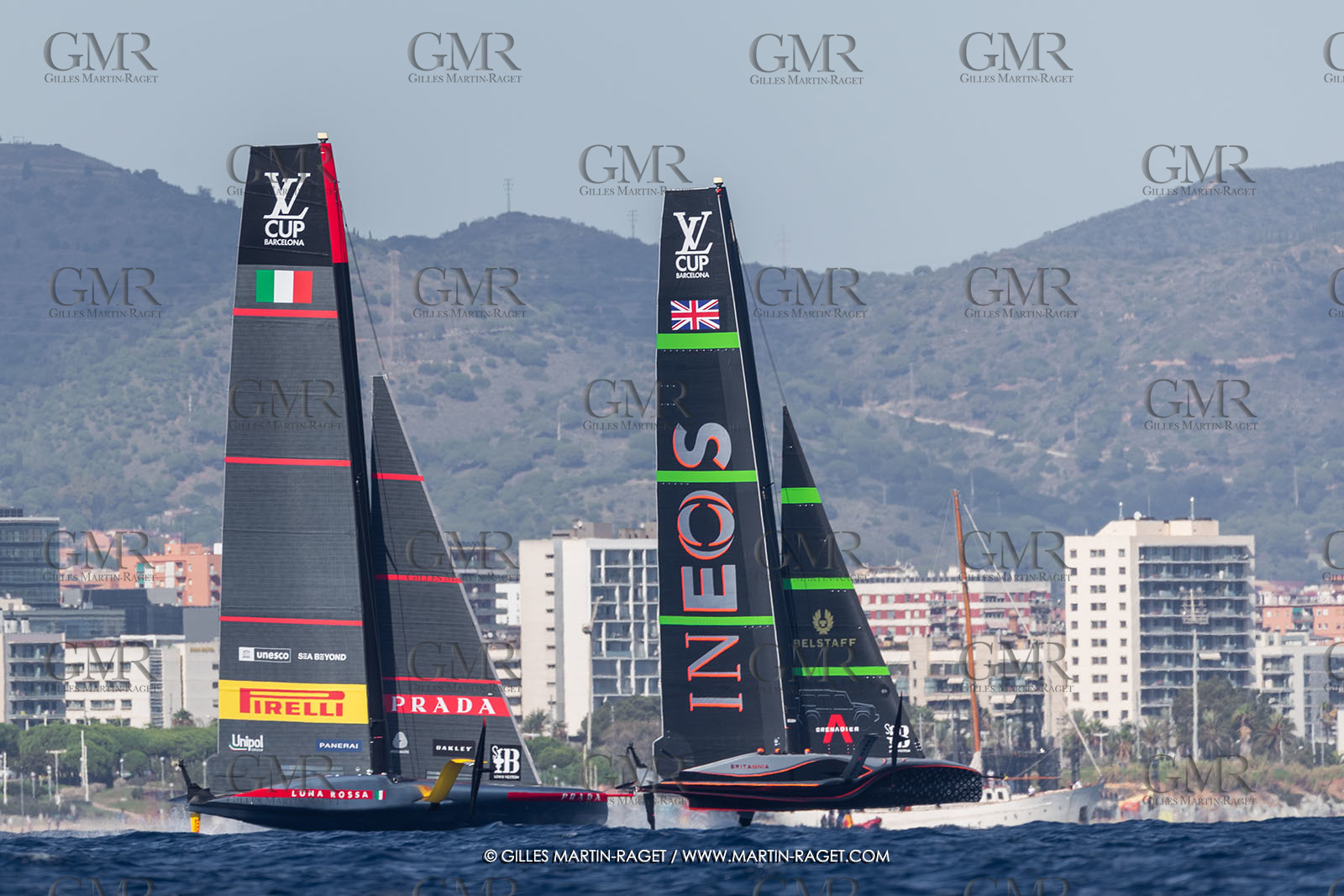 04 10 2024, Barcelona (ESP), 37th America's Cup, Louis Vuitton Cup Final, Race Day 7