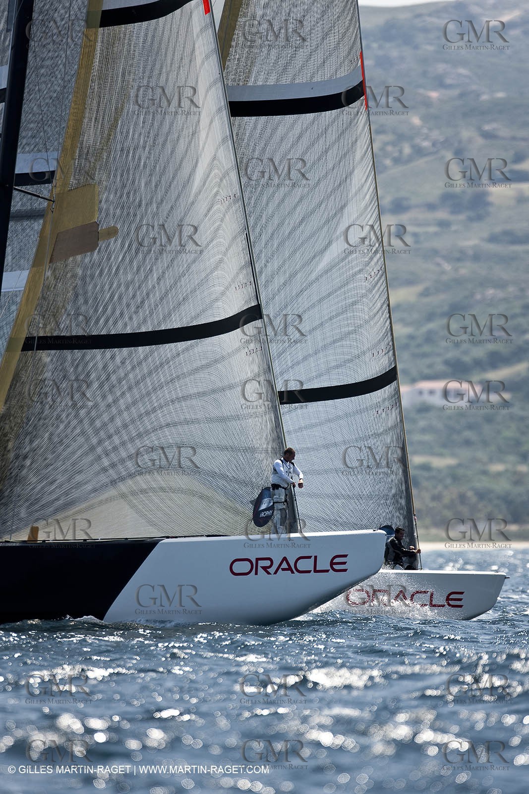 19 05 2010 - La Maddalena (ITA, Sardinia) Louis Vuitton Trophy - BMW ORACLE Racing - Training