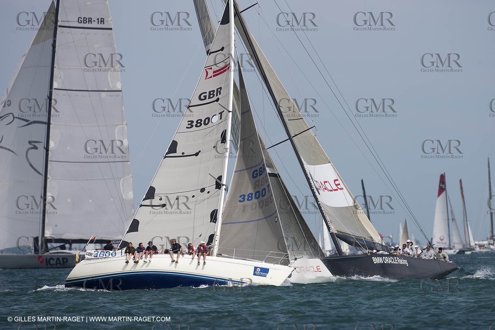 02 08 2010 - Cowes (UK, IOW) - The 1851 Cup -  BMW ORACLE Racing - Training Day.