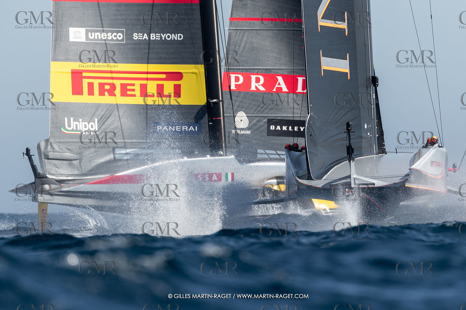 26 09 2024, Barcelona (ESP), 37th America's Cup, Louis Vuitton Cup Final, Race Day 1