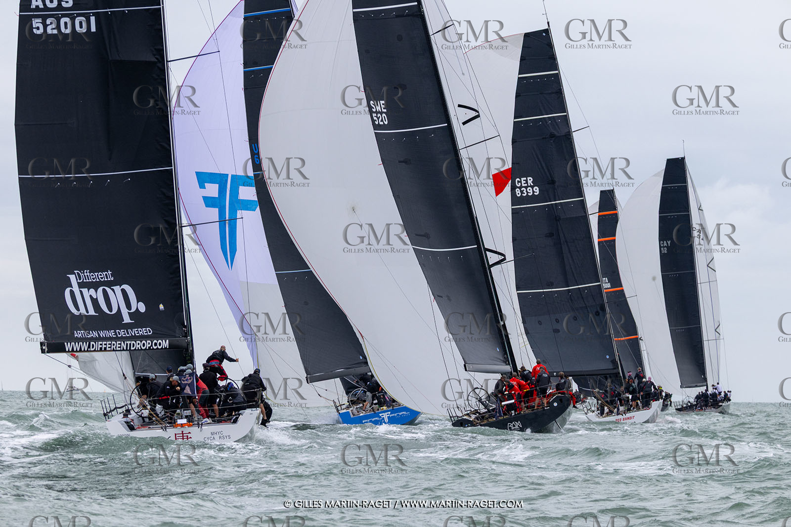 22 07 2025, Cowes (UK, IOW), Admiral's Cup 2025, Inshore Races 1 & 2,