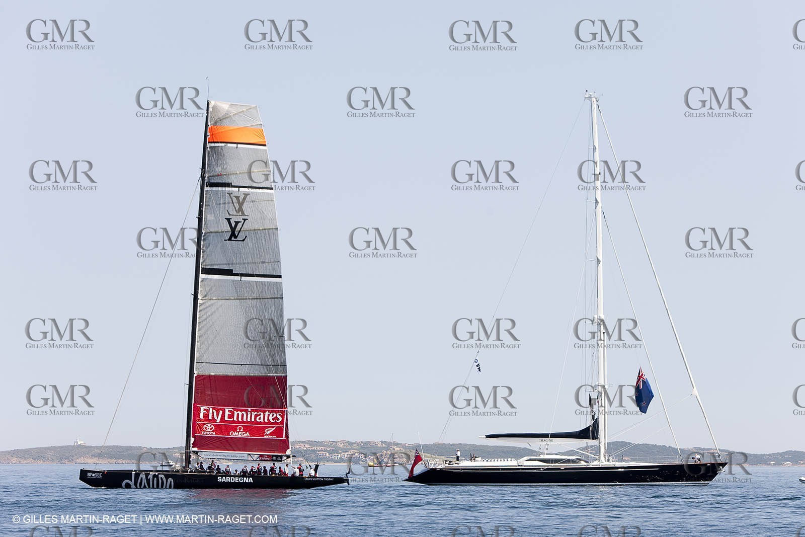22 05 2010 - La Maddalena (ITA, Sardinia) Louis Vuitton Trophy - BMW ORACLE Racing - Racing Day 1