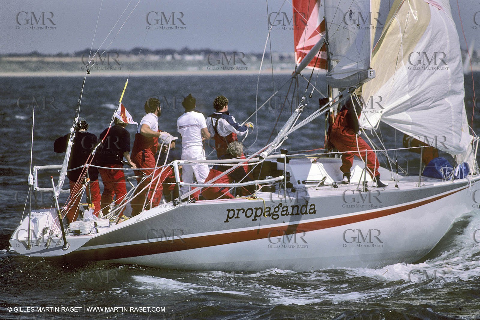 Aout 1987 - Cowes (UK, IOW) - Champagne Mumm Admiral's Cup - New Zealand Team
