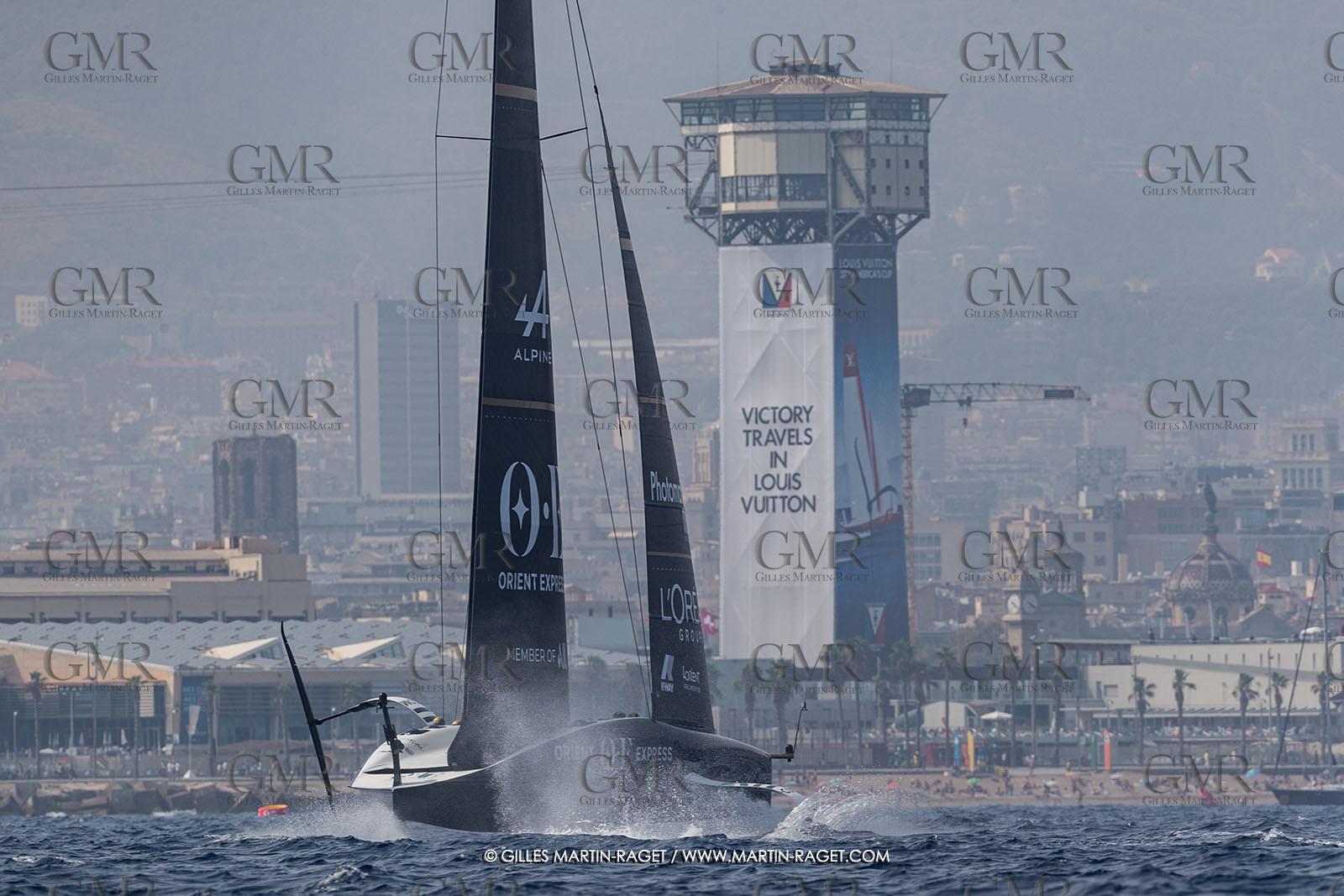 22 08 2024, Barcelona (ESP), Louis Vuitton 37th America's Cup, Louis Vuitton Preliminary Regatta, Race Day 1