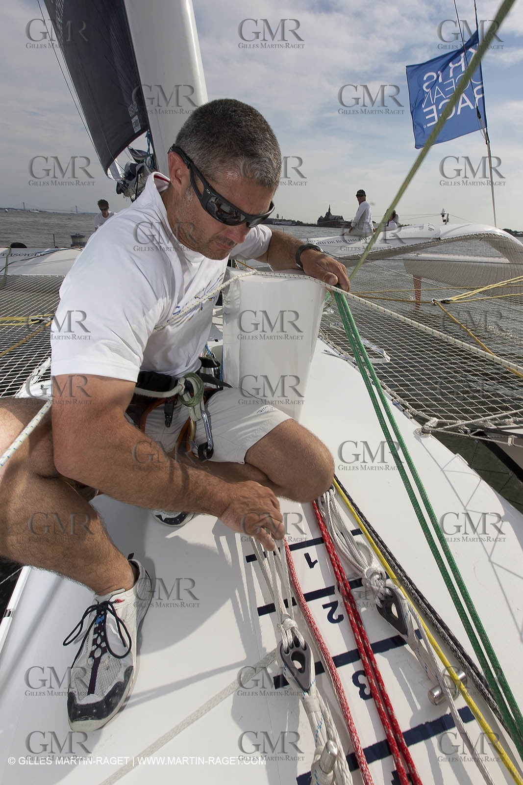 05 07 2012 - New York (USA) - Ocean Krys Race - Speed runs in fornt of NY city