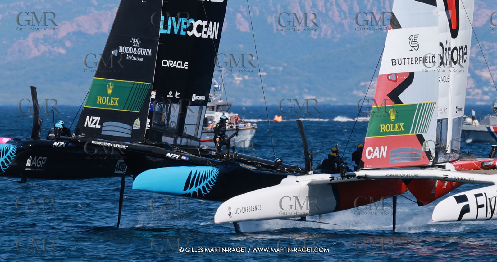 10 09 2025, Saint-Tropez,(FRA), Rockwool SailGP France Saint-Tropez, Race Day 1