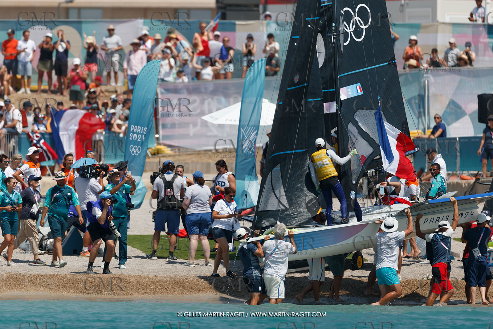 02 08 2024, Marseille (FRA), Paris 2024 Olympic Games, Sailing, Race Day 5,