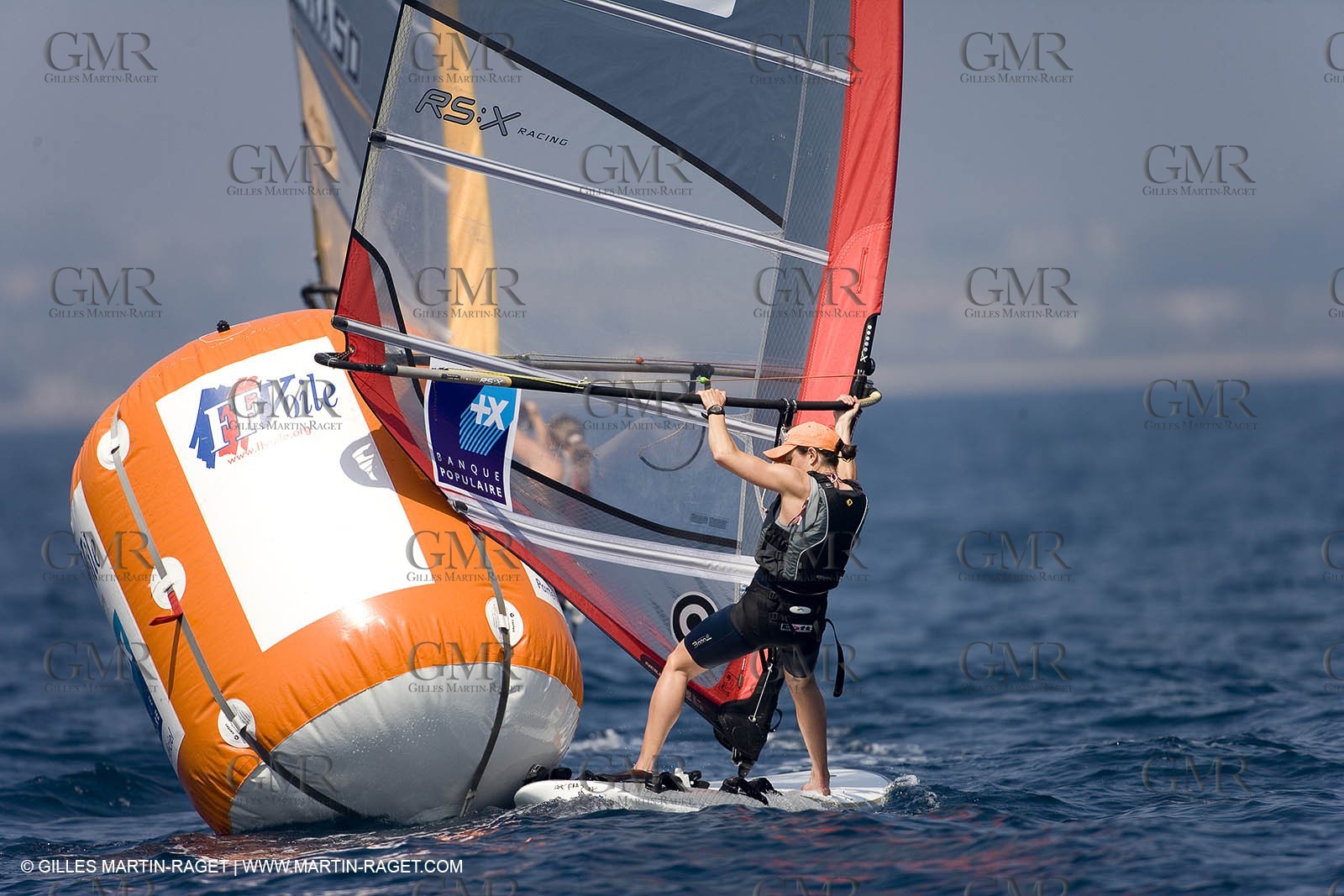 24 04 2007 - Semaine Olympique Française 2007 - Hyères - Jour 3 - Team France - RS:X - Faustine Merret