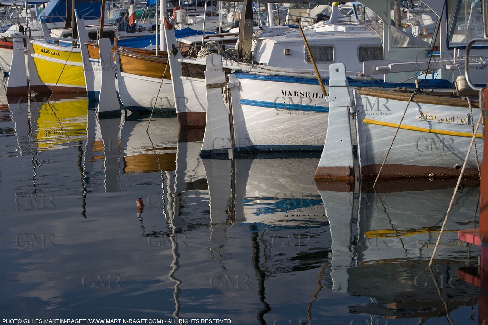 31 08 2007  - Marseille (FRA, 13) - local fishing boats in the historical port