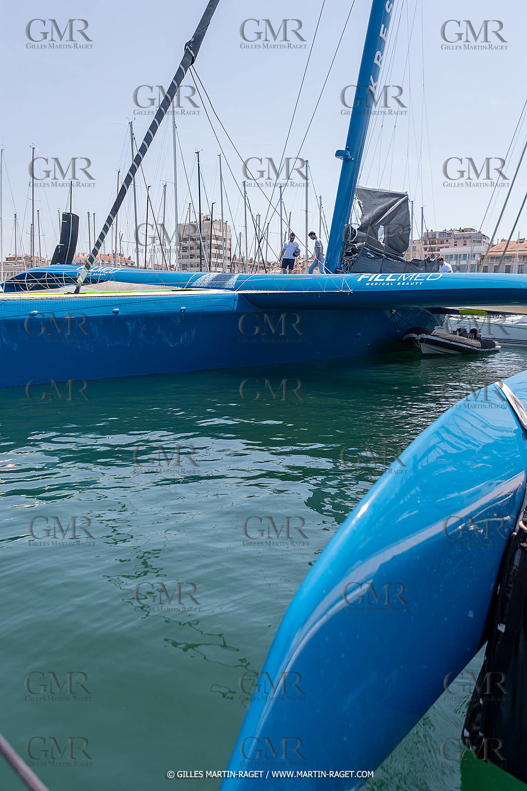 18 05 2022, Marseille (FRA), APremière navigation du trimaran Ultim SVR LAZARTIGUE à Marseille