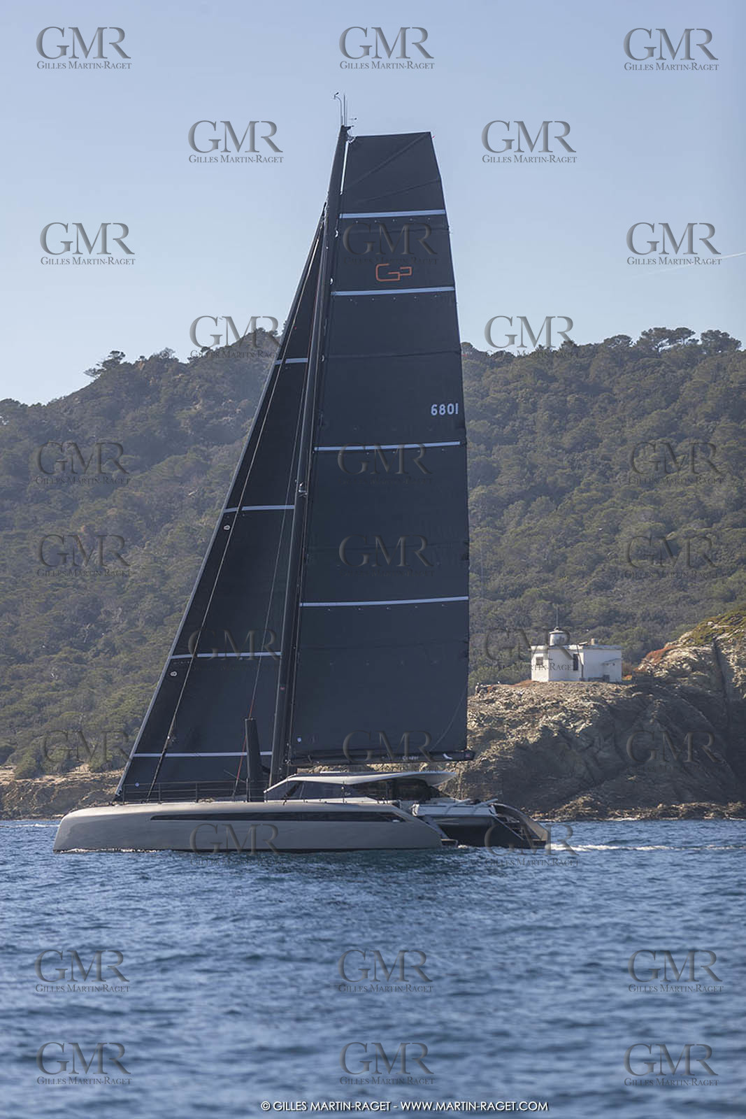 16 02 2019, Porquerolles (FRA,83), Gunboat 68 sail testing  3
