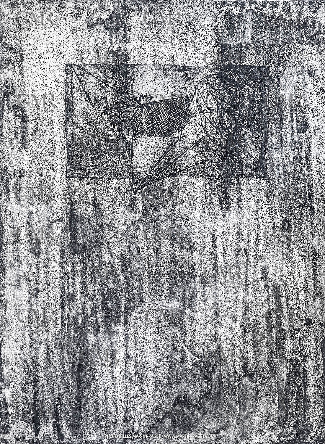 12 07 2020, St Rémy de Provence (FRA, 13) Oeuvre Germaine Richier, gravure