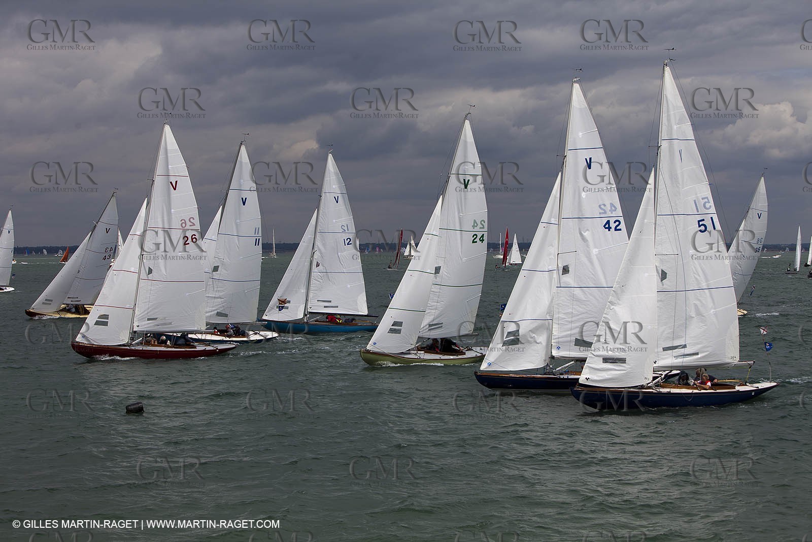 03 08 2010 - Cowes (UK, IOW) - The 1851 Cup -  BMW ORACLE Racing - Day 1.