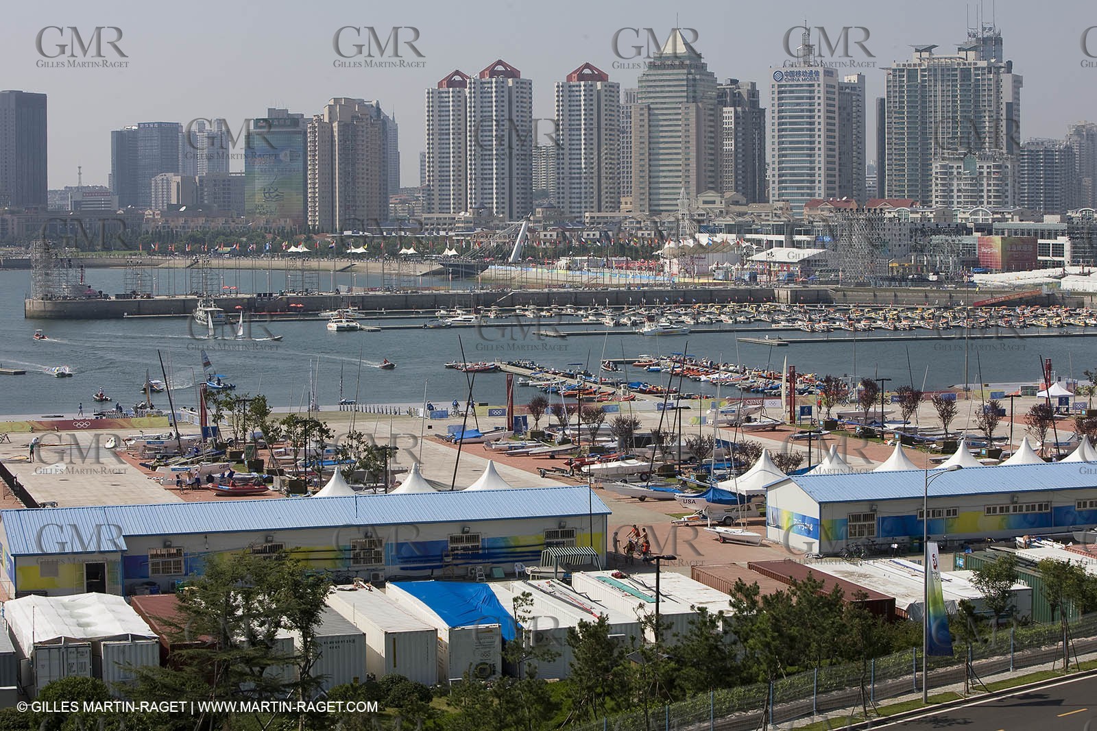 07 08 2008 - Qingdao (CHN) - Olympic games - The olympic Marina