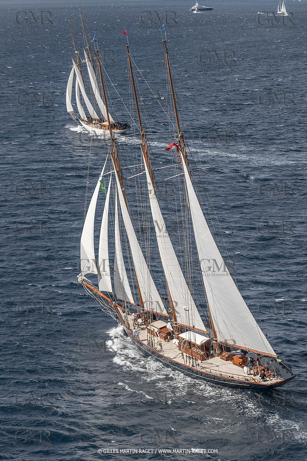 28 09 2022? Saint-Tropez,(FRA,83), Les Voiles de Saint-Tropez 2022 Régate N° 2 poup les modernes, navigation libre pour les grandes goélettes