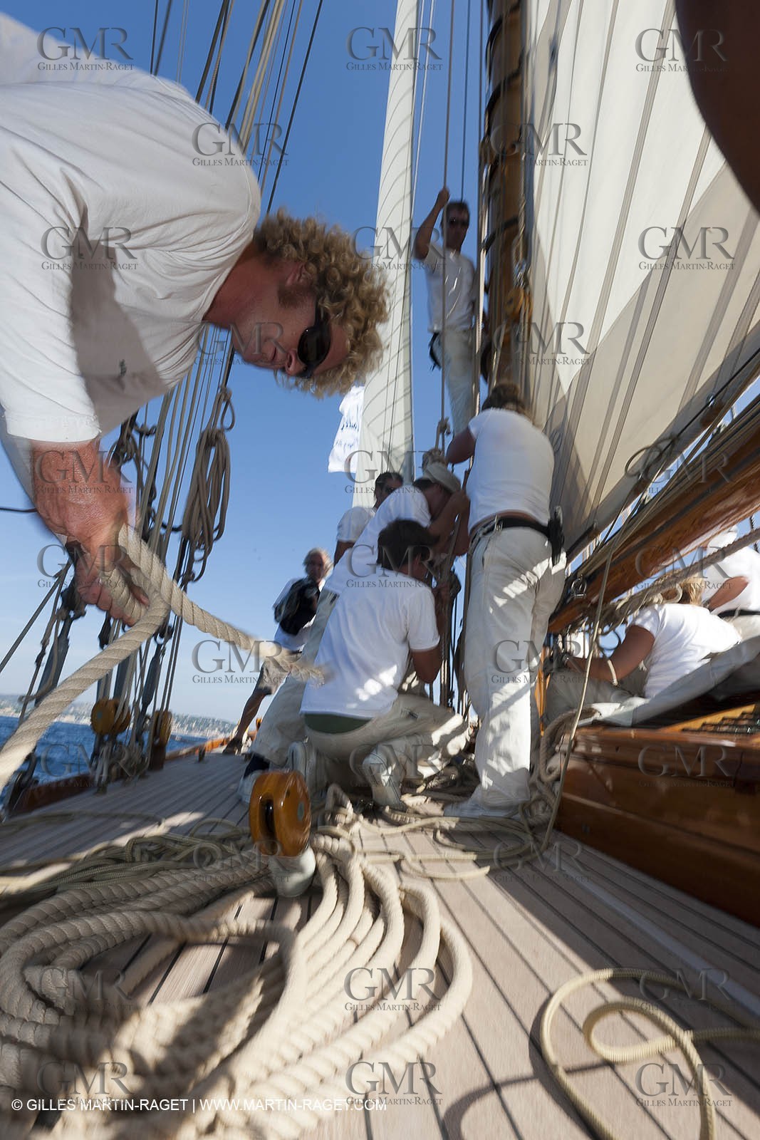01 10 2011 - Saint Tropez (FRA,13) - Voiles de Saint Tropez 2011 - Yachts classiques - Jour 5 - A bord Mariquita