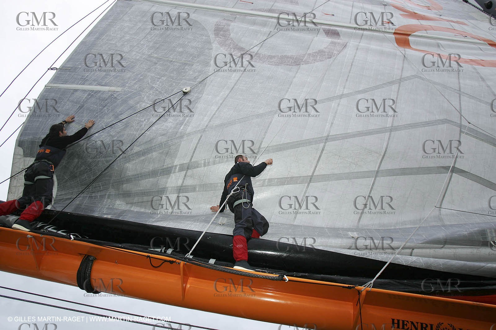 Orange II - Jules Verne Trophy 2005 - Traning Lorient